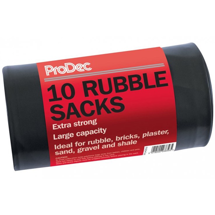 Heavy Duty Rubble Sacks 10 Pack 540mm x 790mm